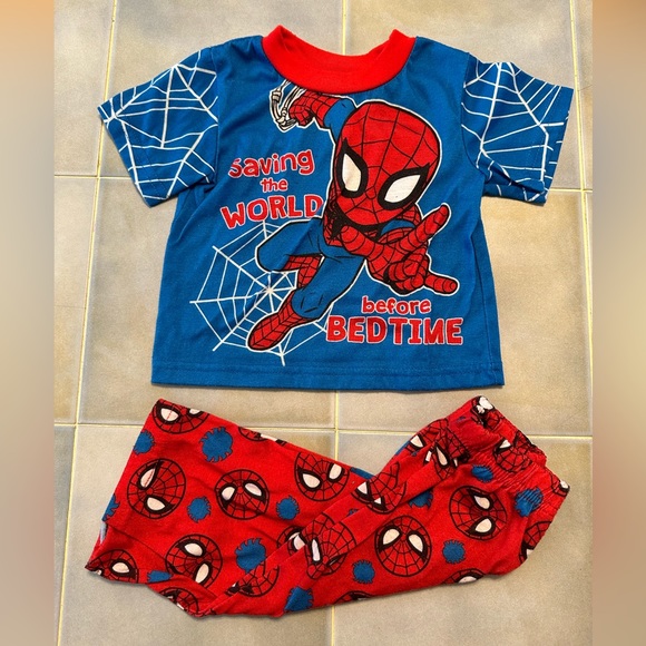 Marvel | Pajamas | Marvel 2m Spiderman Pajama Set | Poshmark
